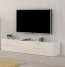 Mobile TV 1 Anta 4 Cassetti 170x40x35,2 cm Metis Bianco Lucido