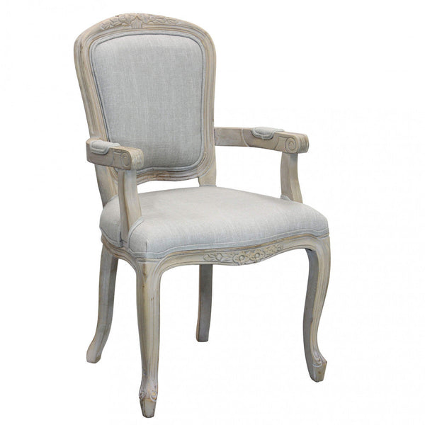 Chaise Romy en Tissu Gris 57x57x90 h cm en Bois Gris online
