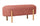 Banc 108x41,5x48 cm Dalia en Bouclé Rose Antique