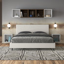 Letto Matrimoniale Naspy Bianco Varie Misure