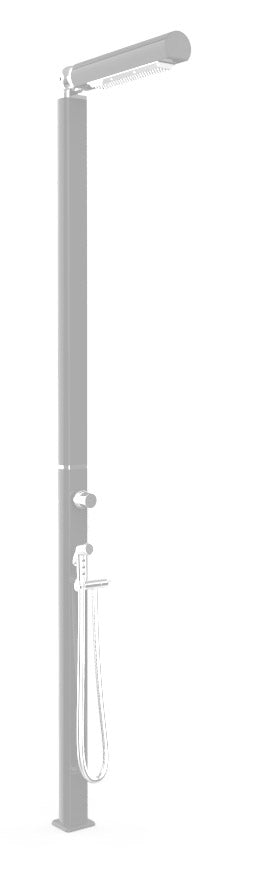 Doccia da Giardino Miscelatore e Doccetta Mobile Arkema Quick Alluminio Satinato sconto