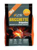 Ovuli di Carbone Bricchetta Premium Vegetale 3 kg      