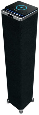 Altoparlante Speaker a Torretta 120W Wireless con Radio in Tessuto Kooper Techno Nero