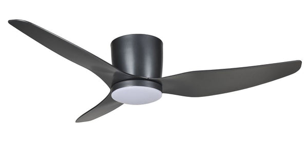 acquista Ventilateur de Plafond avec 3 Pales et LED Ø127 cm 3 Vitesses Martec Flush Noir