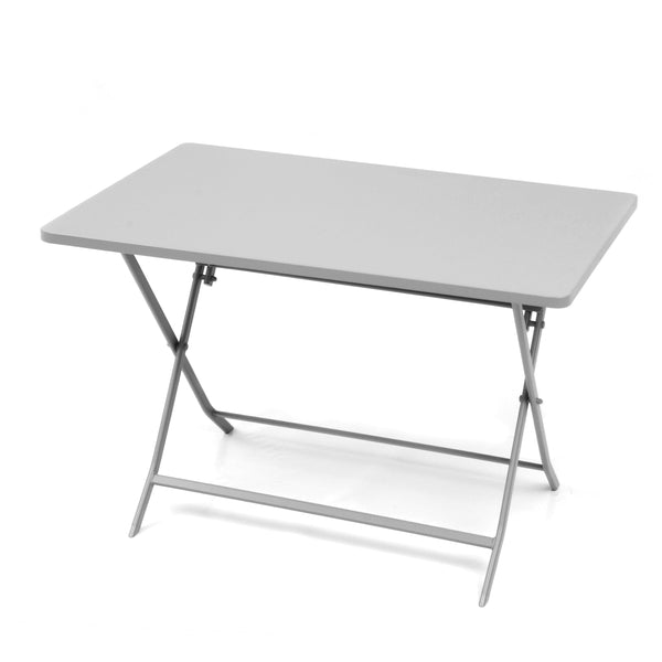 Table Pliante Extérieure Pour Camping Jardin Gris 110X70 Cm prezzo