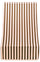Auvent pour Overlap 1,4x2,5m en Polyester avec Anneaux Ranieri Riga Marron