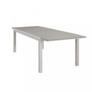 Tavolo Allungabile Pental 180/240x100x73 h cm in Alluminio Tortora