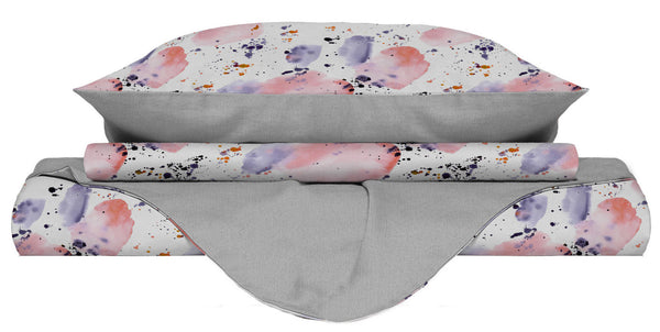 prezzo Housse de couette double avec impression sur le sac et les taies d'oreiller