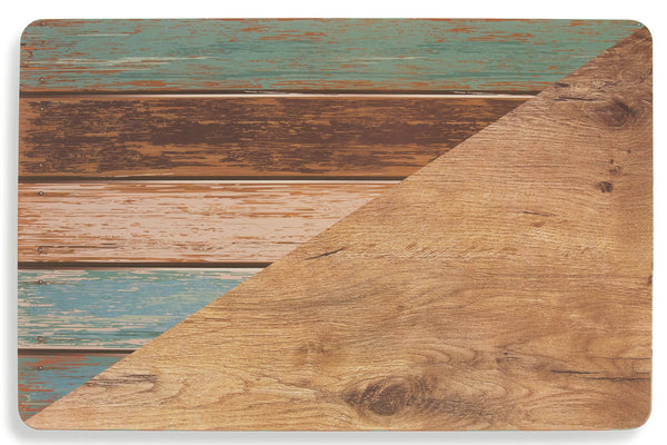 Lot de 6 sets de table rectangulaires double face VdE Tivoli 1996 Bois online