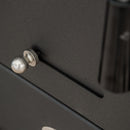 Stufa a Legna 7kW 100 m3 in Acciaio Antracite