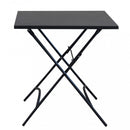 Tavolo Bristol 70x70x72 h cm in Acciaio Antracite