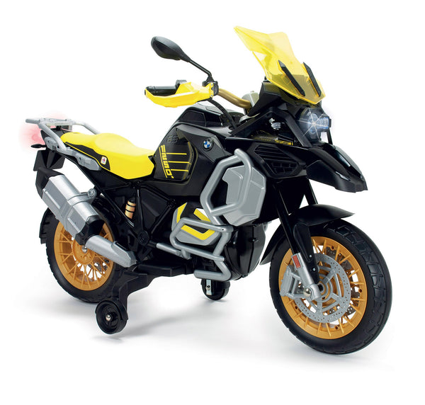 prezzo Moto électrique pour enfants 12V BMW R1250 GS Adventure 40 Anniversaire Noir et Jaune