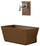 Fontaine Murale de Jardin avec Robinet et Lavabo Belfer 42/PRQ Rouille