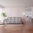 Telo Arredo Copritutto Copridivano in Microfibra Cerchi Astratti Varie Misure