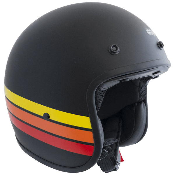 prezzo Casque Jet pour Scooter CGM Strike 170G Noir Mat Différentes Tailles