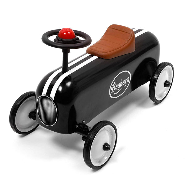 prezzo Baghera Racer Vintage Ride-on Voiture de Course pour Enfants Noir