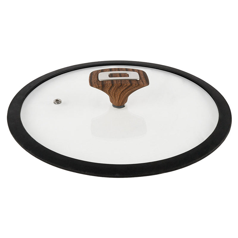 Casseruola Ø 24cm Antiaderente Induzione Silex Elegance Wood Nero