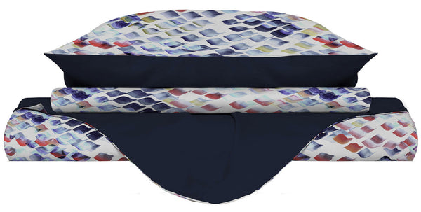 sconto Housse de couette avec taies d'oreiller imprimées en microfibre Lena différentes tailles