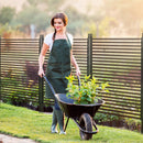 Recinzione Divisorio da Giardino 93x22x150 cm Modulabile Autoportante in Acciaio Marrone   