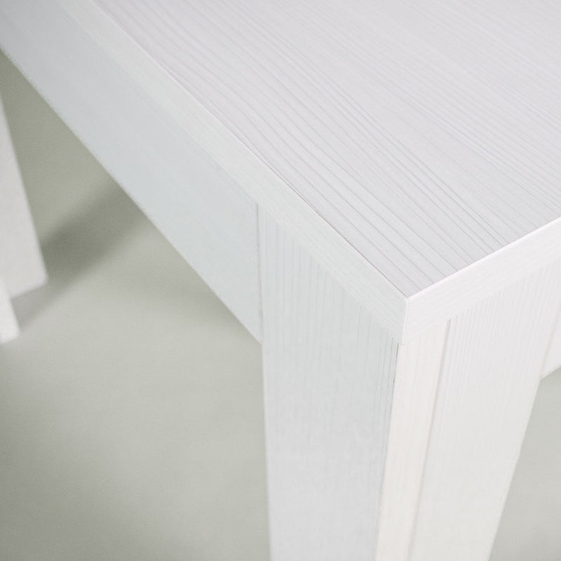 Consolle Allungabile in Legno H76,5x47x90/297cm 5 Allunghe Itamoby Magix Larice Sbiancato Classica