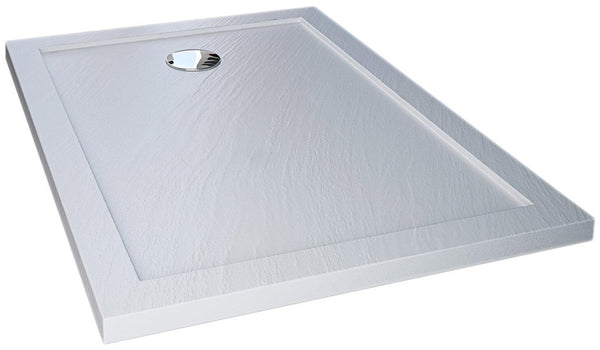 Fosterberg Floret Receveur de douche en acrylique Blanc Différentes tailles online