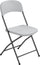 Chaise pliante blanche Tosini CD40