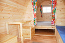 Casetta Bungalow Camping Pod  480x240 cm 9,25 mq in Legno