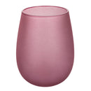 Set 6 Bicchieri Acqua Effetto Ghiaccio Happy Hour Provence in Vetro VdE Tivoli 1996 Viola