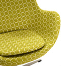 Poltrona in Tessuto 78x76H113cm Verde