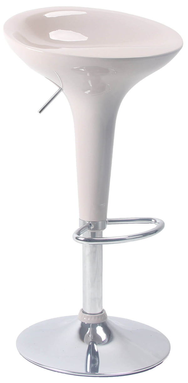 online Tabouret Motti Boston en ABS beige brillant avec vérin à gaz et siège pivotant
