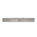 Bruciatore a Bioetanolo per Camini 100x18,7x9,5 cm 8L in Acciaio Inox