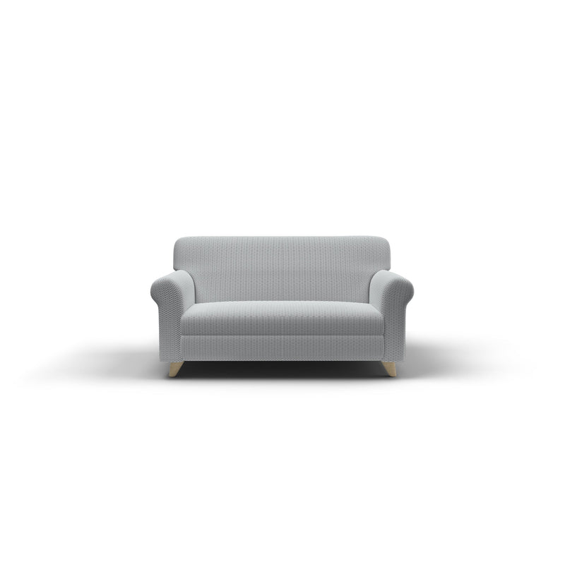 Copridivano Elasticizzato in Poliestere e Cotone Fashionable Grigio Chiaro