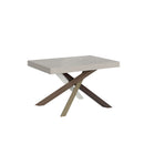 Tavolo Allungabile 140/244x90 cm Volantis Cashmere Gambe Multicolore 4/C      