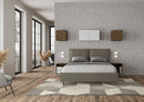 Letto Matrimoniale con Alzata Comoda Imbottito in Similpelle Antea Cappuccino Varie Misure