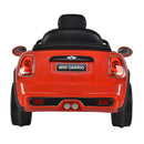 Macchina Elettrica per Bambini 12V Mini Cabrio Rossa
