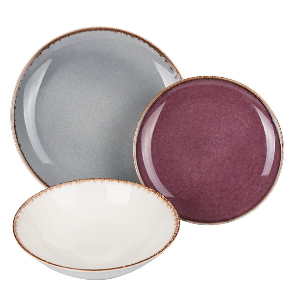 sconto Service de table 18 pièces en porcelaine tendre VdE Tivoli 1996 Camargue