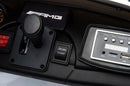 Macchina Elettrica per Bambini 2 Posti 24V con Licenza Mercedes GTR AMG Nera