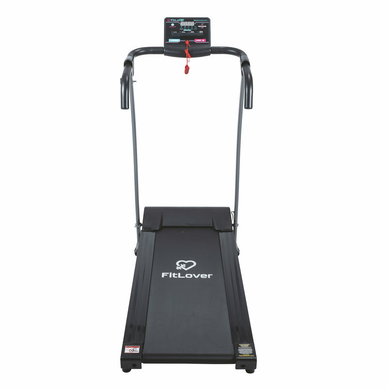 Tapis Roulant Elettrico Pieghevole 10 Km/h 735W 8 Programmi Kooper FitLover Kilimangiaro Grigio