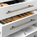 Set 20 Maniglie per Mobili 128 mm in Alluminio Emuca Riad Bronzo