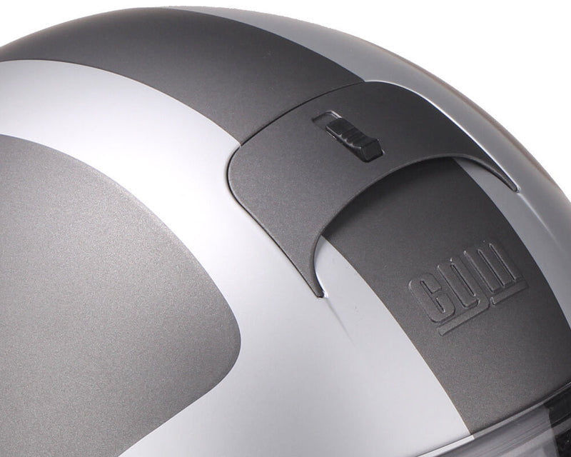Casco Demi-Jet per Scooter Visiera Lunga CGM Positano 107V Titanium Opaco Varie Misure