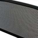 Panca da Giardino 2 Posti in Acciaio 127x60x85 cm  Nero