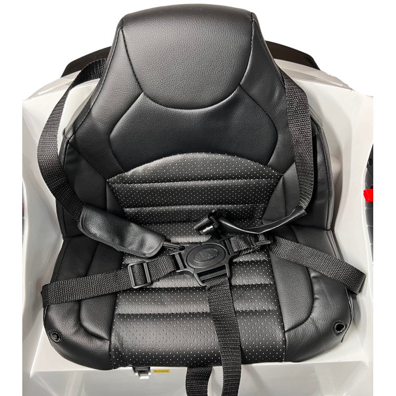 Macchina Elettrica per Bambini Licenza Mercedes-Benz GLC 63S AMG 12V con Sedile in Pelle Telecomando Nero