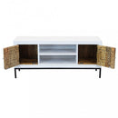 Mobile TV Clifford 130x40x55 h cm in Legno Marrone