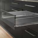 Kit Cassetto per Cucina o Bagno Vertex H178 mm con Pannelli Inclusi Larghezza 450 Bianco Emuca