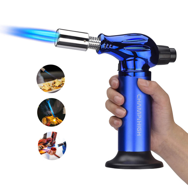 online Brûleur de cuisine chalumeau à gaz pour crème brûlée bleu