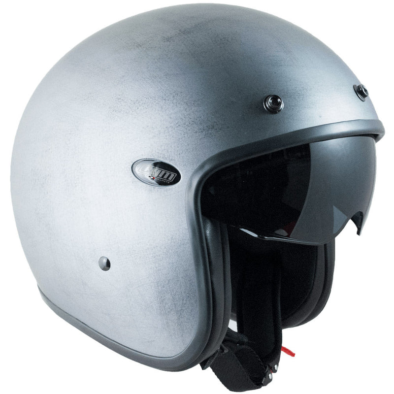 Casco Jet per Scooter CGM Porto Challenge 177W Grigio Opaco Varie Misure