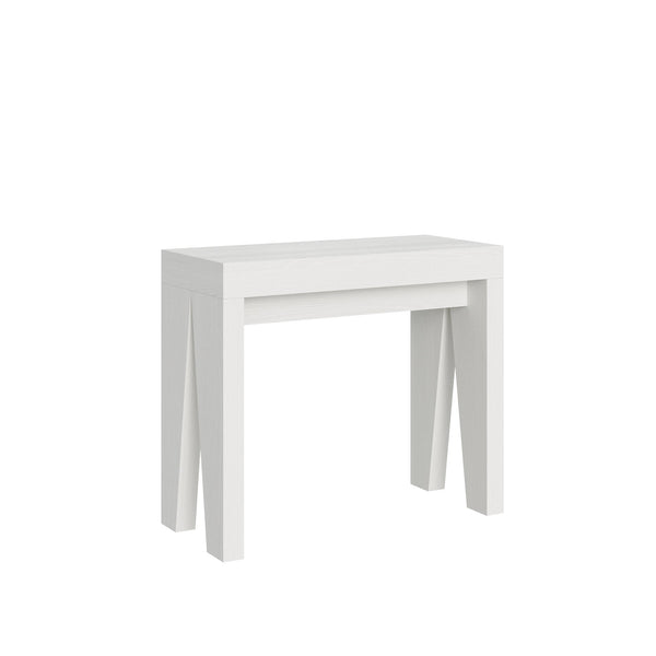 Consolle Allungabile 90-300x42x77 cm in Nobilitato Bianco acquista