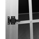 Gabbia per Trasporto Animali Media per Auto 54x69x50 cm Angolo 65° in Alluminio  