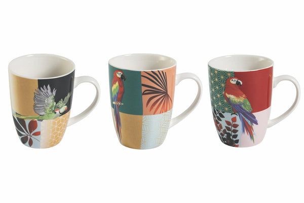 sconto Set de 6 Tasses à Café 100 ml en Porcelaine VdE Tivoli 1996 Parrot Groove