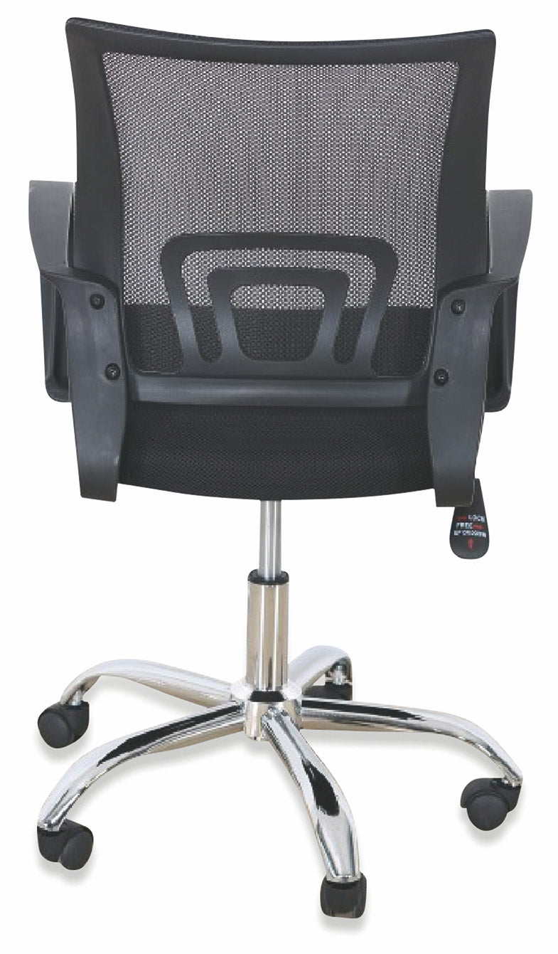 Sedia da Ufficio Operativa in Tessuto Rete Regolabile Soriani H96 Rossa